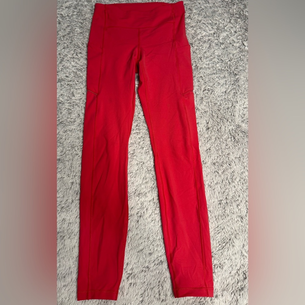 lululemon athletica Red Leggings